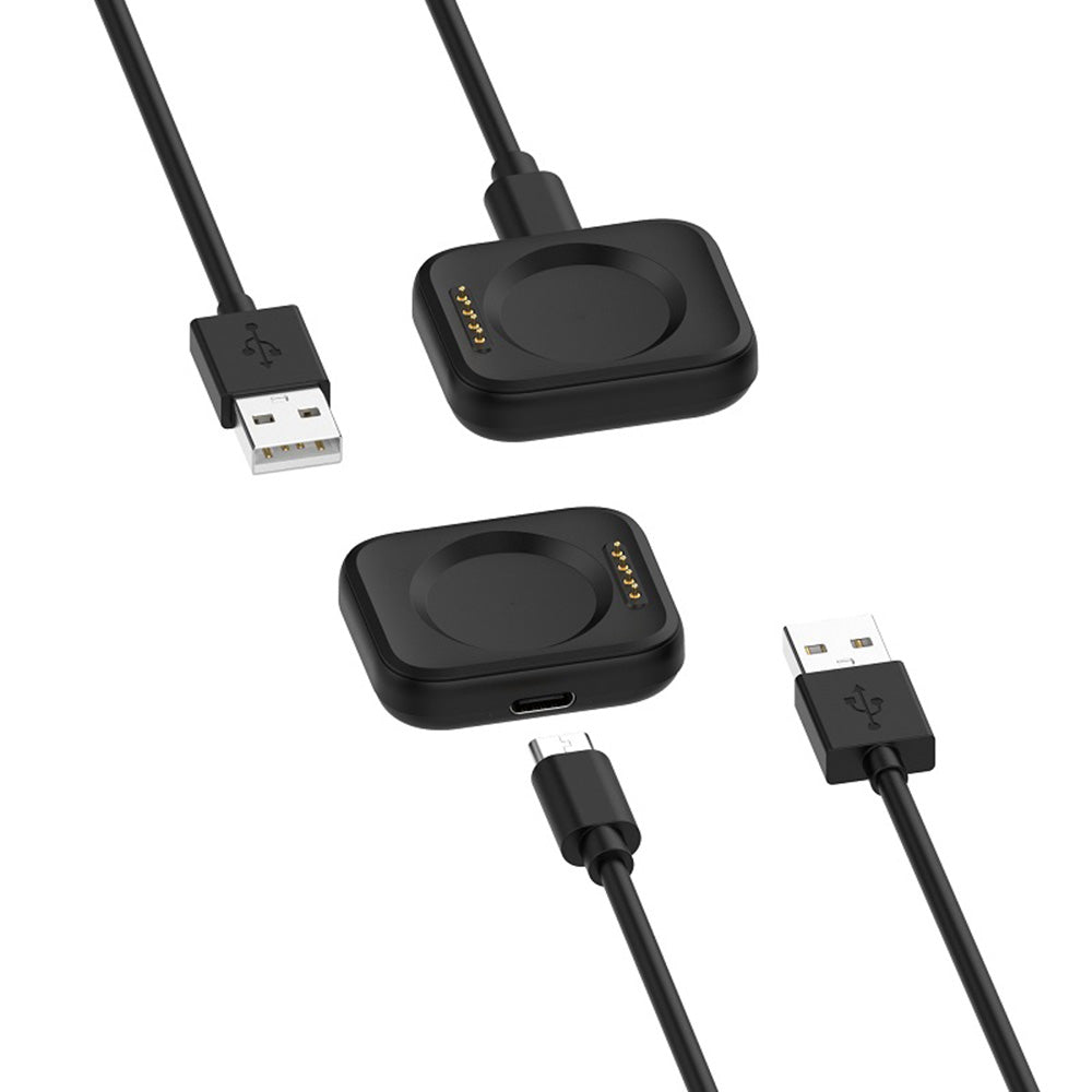 Nabíjací kábel Techsuit TXC8 pre Oppo Watch / OnePlus Watch Series, USB-A, čierny