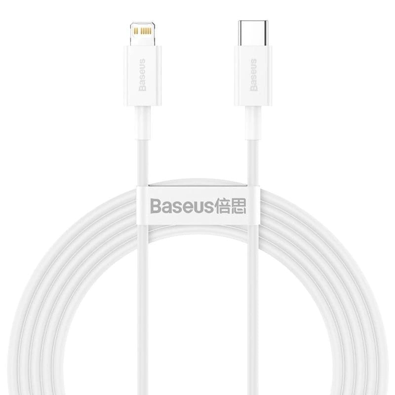 Dátový a nabíjací kábel USB-C - Lightning Baseus Superior Series, 20 W, 2 m, biely CATLYS-C02