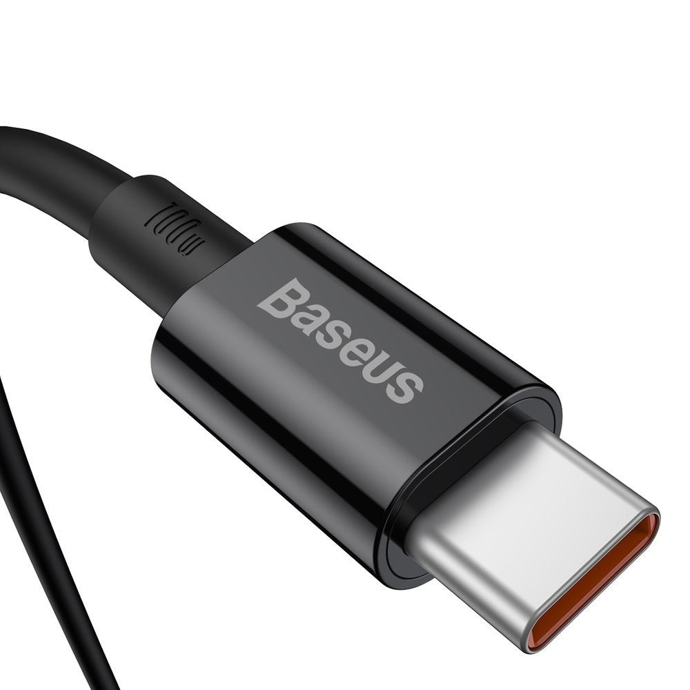 Dátový a nabíjací kábel USB-C - USB-C Baseus Superior Series, 100W, 2m, čierny CATYS-C01