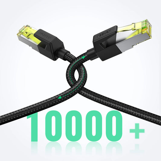 Sieťový kábel UGREEN NW150, UTP, Cat7, 2 m, čierny