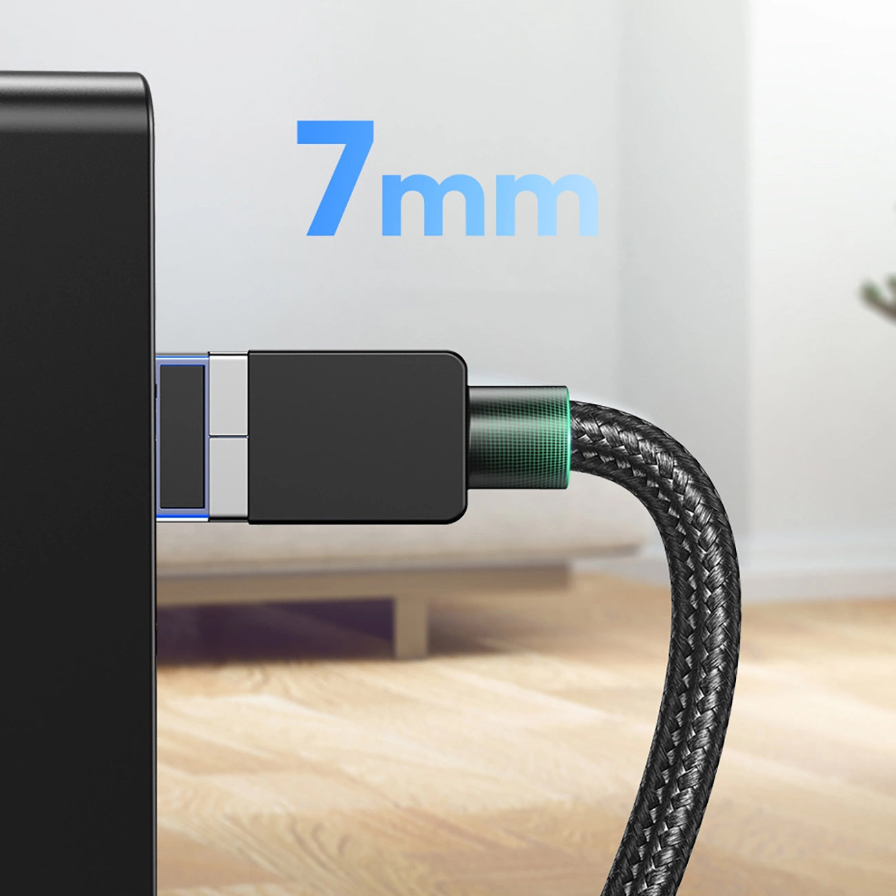 Sieťový kábel UGREEN NW153, UTP, Cat8, 1.5m, čierny