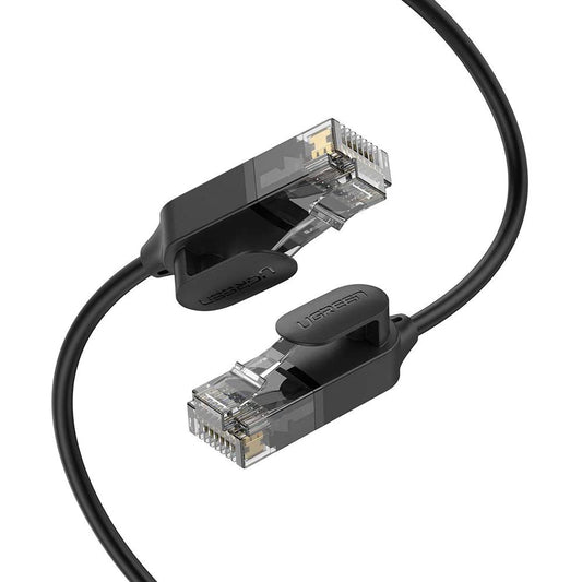 Sieťový kábel UGREEN NW122, UTP, Cat6A, 5m, čierny
