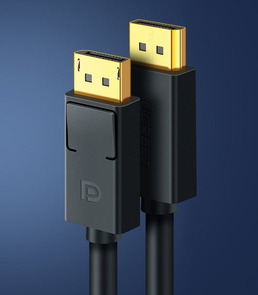 Video kábel UGREEN DP102, DisplayPort na DisplayPort, 4K, 1,5 m, čierny
