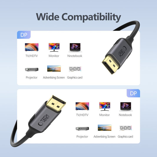 Video kábel Tech-Protect Ultraboost, DisplayPort - DisplayPort, 4K, 2m, Čierny