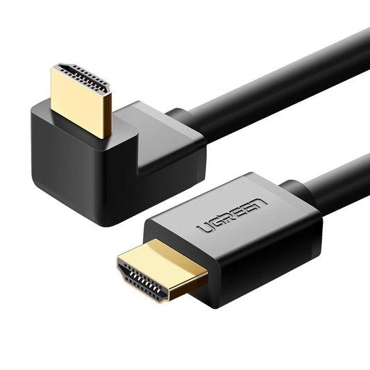 Video kábel UGREEN uhlový, HDMI - HDMI, 4K, 1 m, čierny