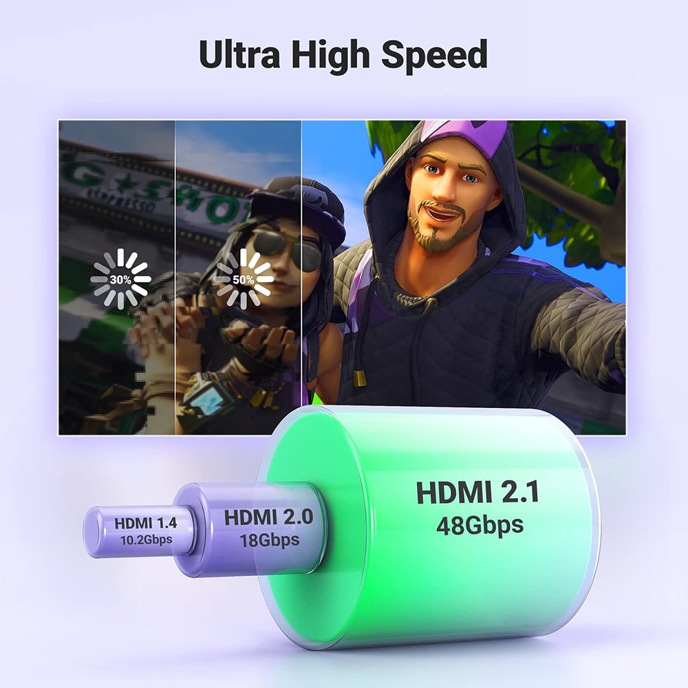 Video kábel Ugreen HD140 (80405), HDMI - HDMI, 8K, 5m, čierny