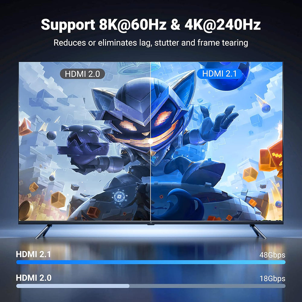 Video kábel Ugreen HD140 (80405), HDMI - HDMI, 8K, 5m, čierny