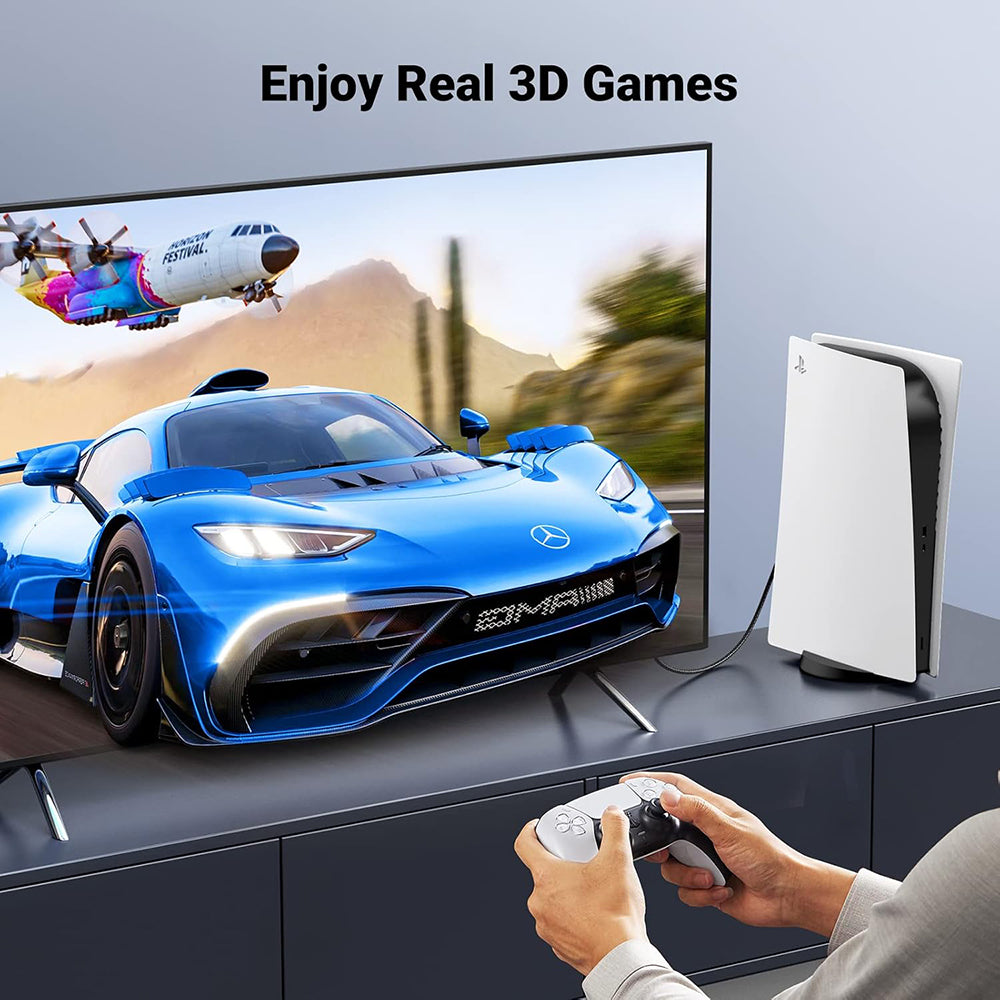 Video kábel Ugreen HD140 (80405), HDMI - HDMI, 8K, 5m, čierny