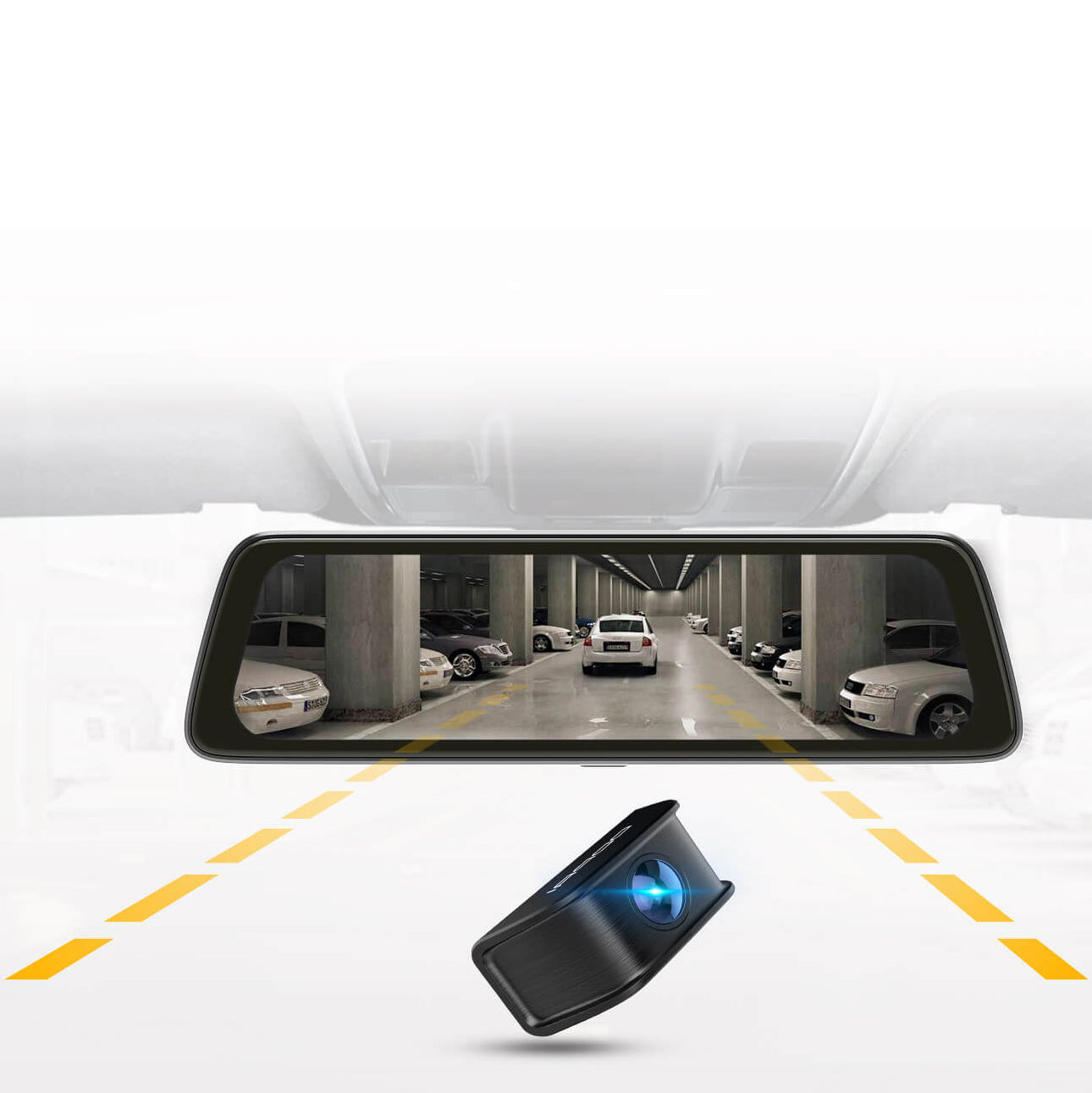Auto kamera Predná Zadná DDPAI mola E3, 2K, Wi-Fi