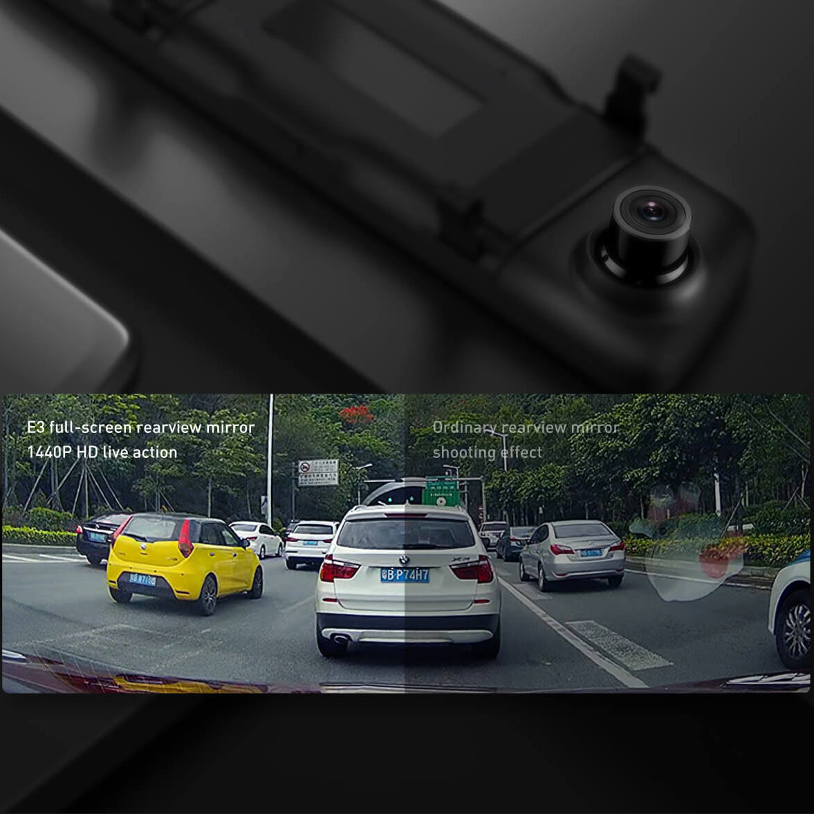 Auto kamera Predná Zadná DDPAI mola E3, 2K, Wi-Fi