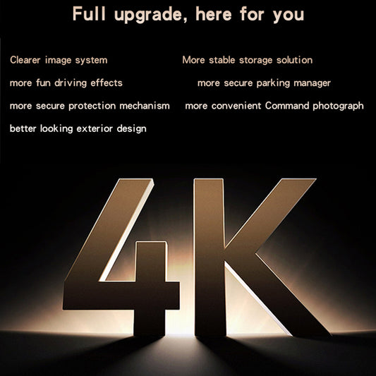 Auto kamera Yesido KM15, predná a zadná, 4K, Wi-Fi, displej 2 palce