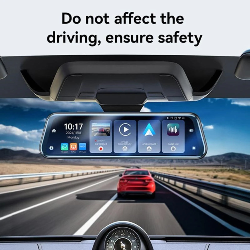 Auto kamera Yesido KM24 s Carplay / Android Auto, 4K, Displej 9.66 palca