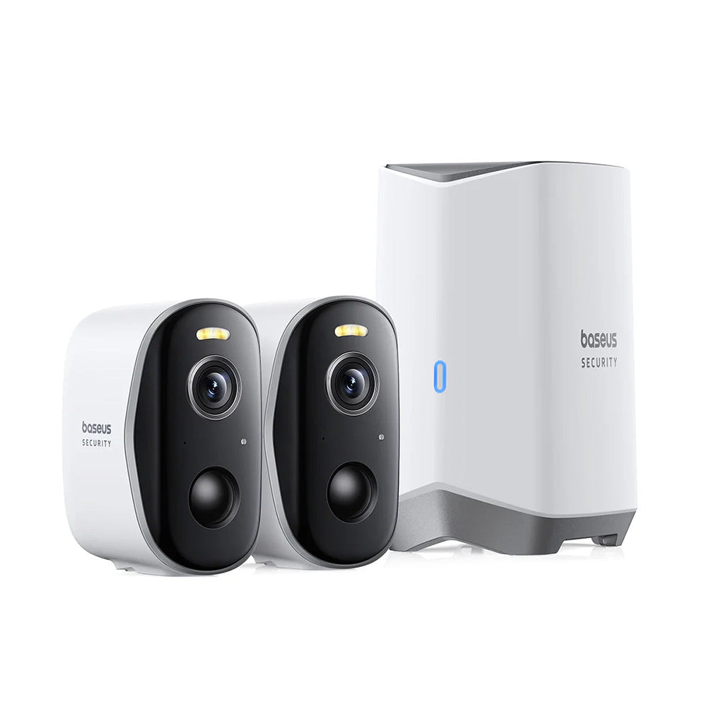 Baseus N1 Surveillance Camera, Wi-Fi, 2K, IP67, Outdoor, Set of 2 pieces A00061900113-01