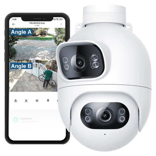 Monitorovacia kamera iMILAB EC6 Dual, Wi-Fi, 2K, IP66, vonkajšia CMSXJ68A