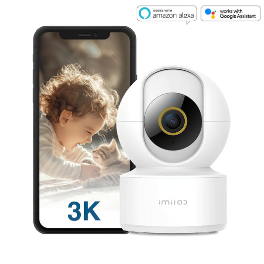Monitorovacia kamera iMILAB C22, Wi-Fi, 3K, vnútorná, biela CMSXJ60A
