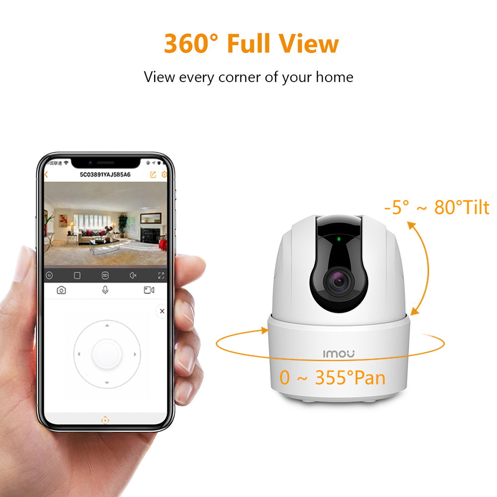 Kamera na sledovanie Imou Ranger 2C, Wi-Fi, 3K, Interiér, Biela IPC-K2ECP-5H2W