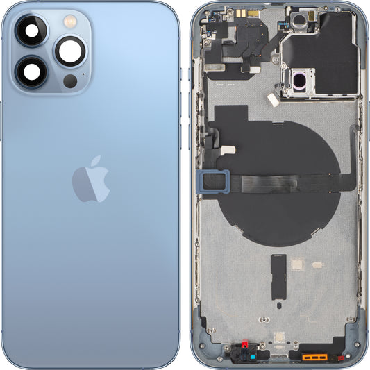 Kryt batérie pre Apple iPhone 13 Pro Max, so stredovým puzdrom, modrý (Sierra Blue), Swap