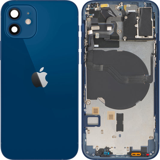 Kryt batérie pre Apple iPhone 12, so stredovým puzdrom, modrý, výmenný