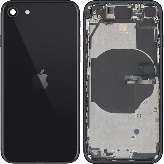 Kryt batérie Apple iPhone SE (2022), kryt batérie, čierny (Midnight), Swap