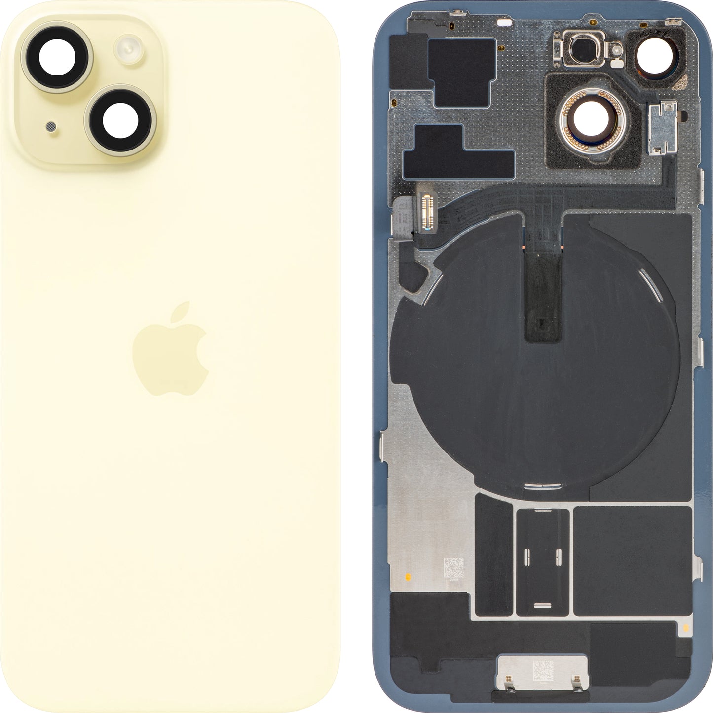 Kryt batérie Apple iPhone 15, žltý, prémiová výmena