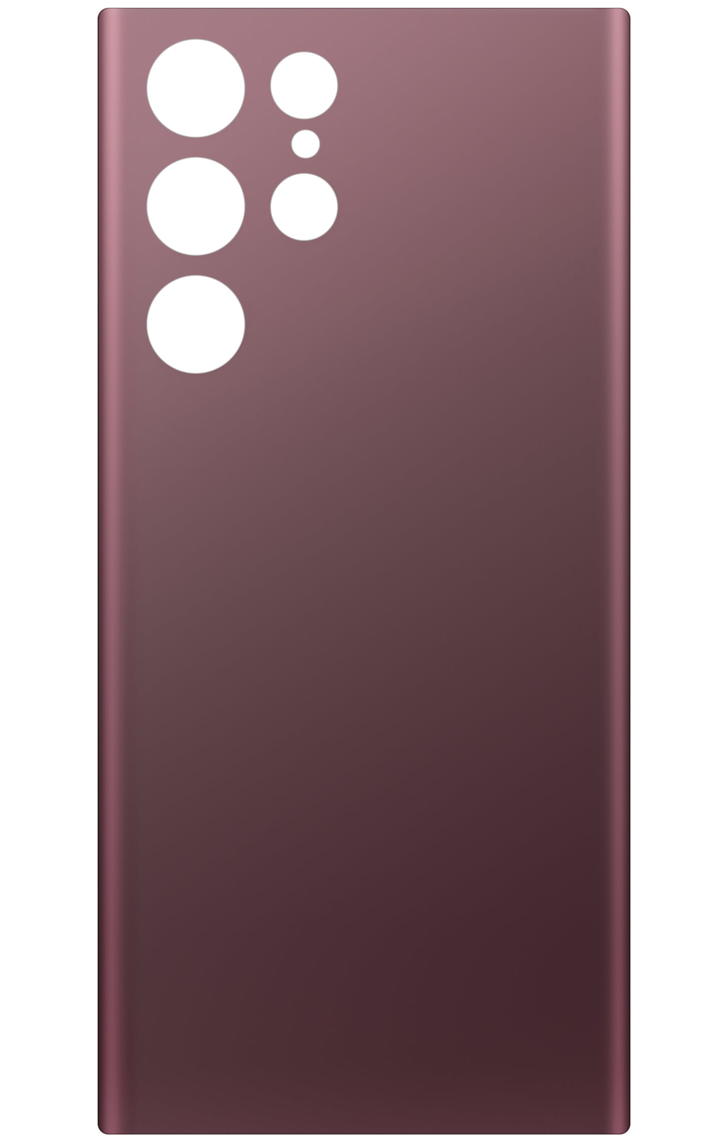 Kryt batérie kompatibilný so Samsung Galaxy S22 Ultra 5G S908, vínový