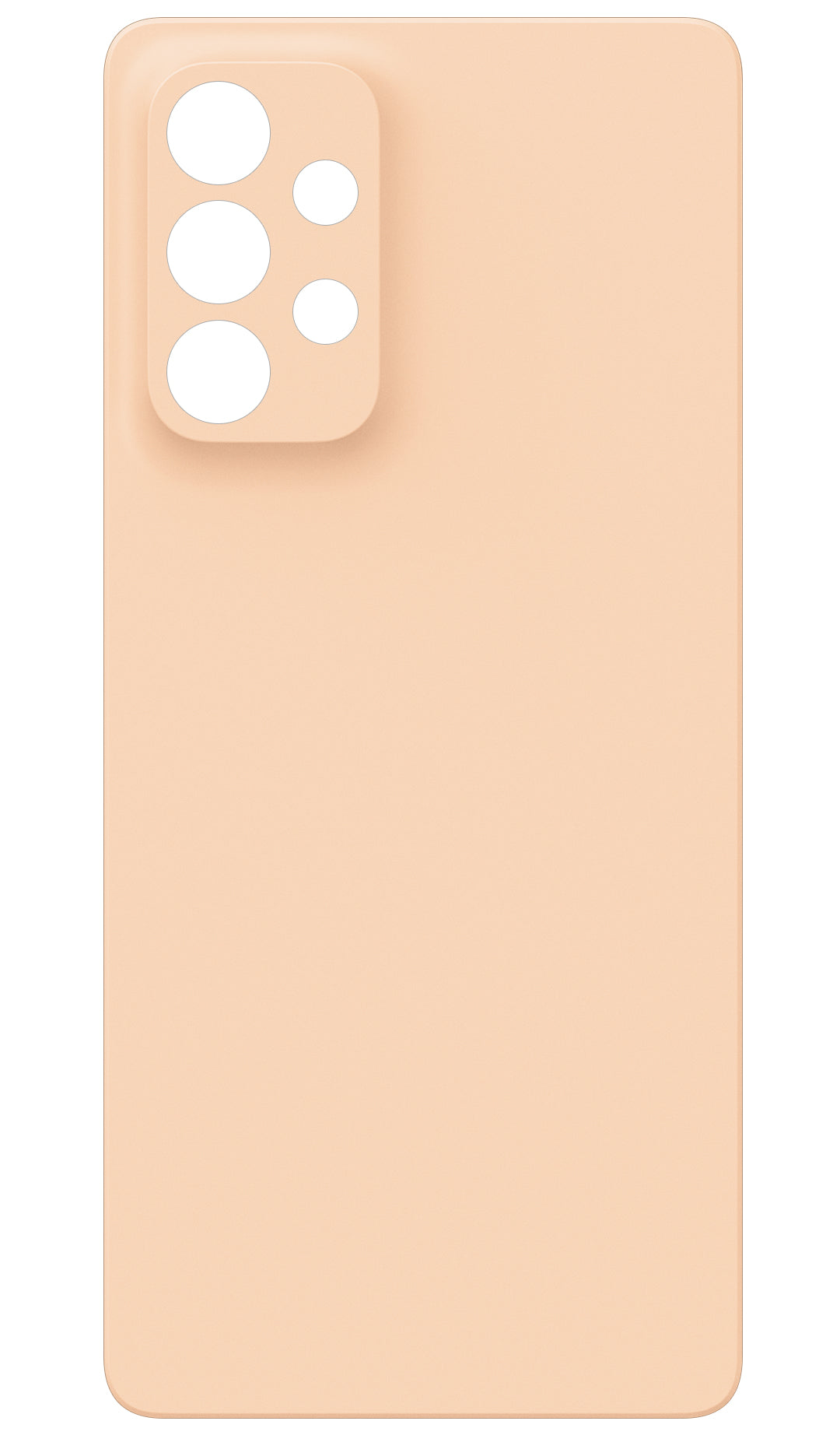 Kryt batérie kompatibilný so Samsung Galaxy A53 5G A536, oranžový