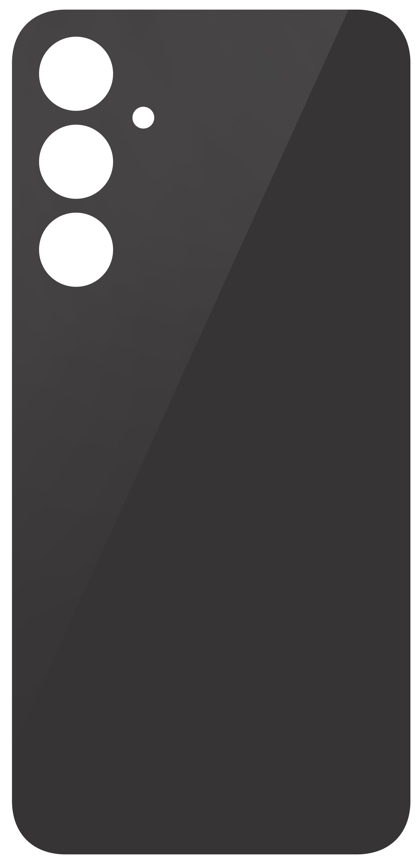 Kryt batérie kompatibilný so Samsung Galaxy S23 FE S711, čierny