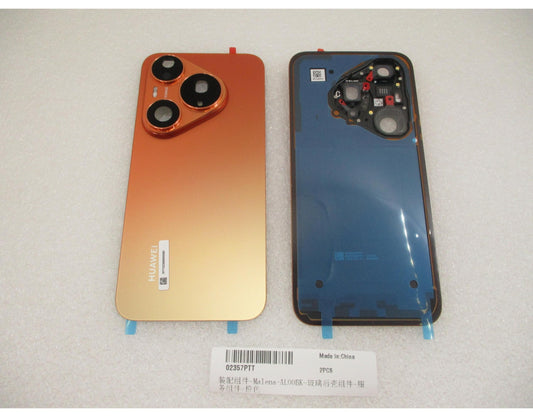 Kryt batérie Huawei Pura 90s Pro, oranžový (Orange Soda), Service Pack 02357PTT