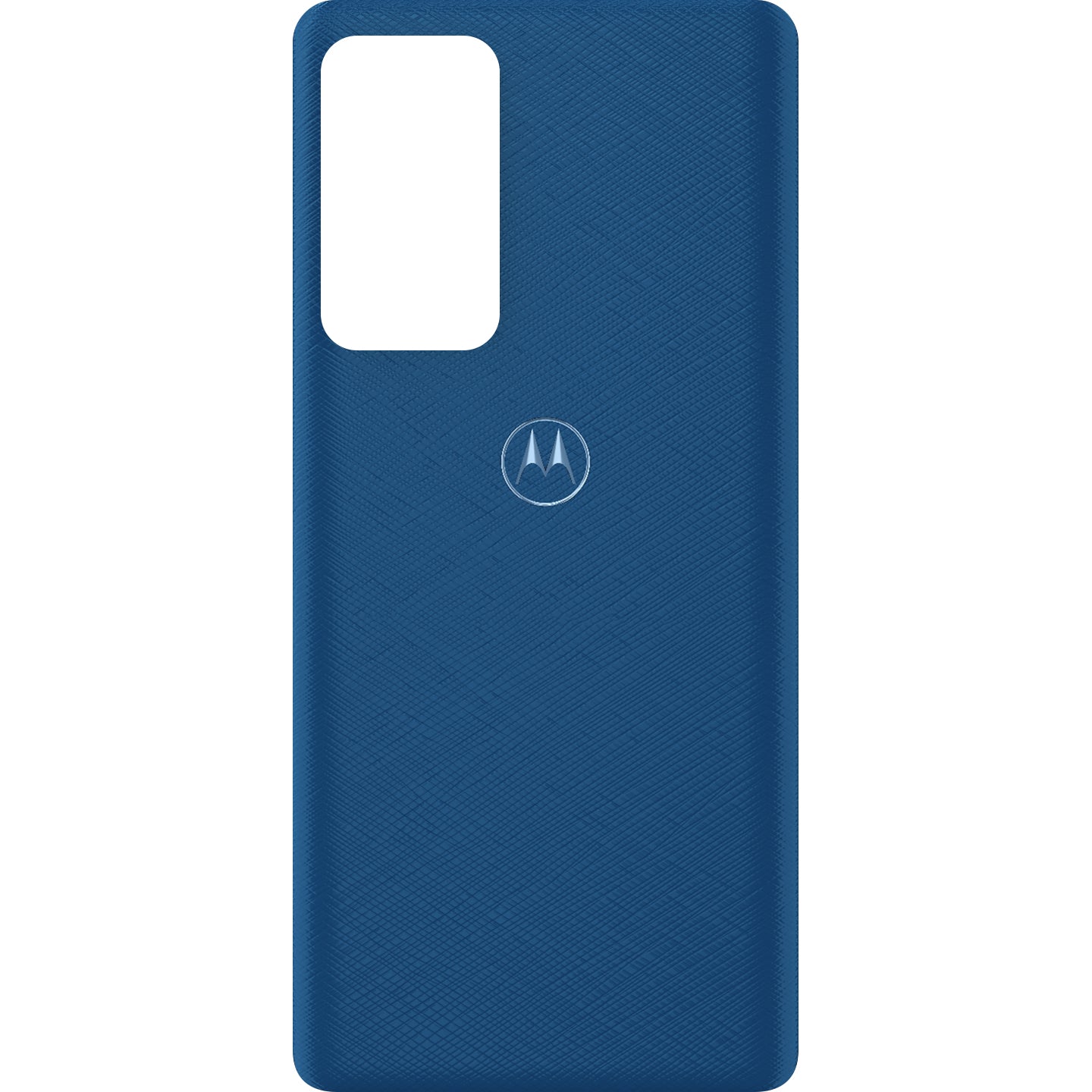 Kryt batérie Motorola Edge 20 Pro, modrý (Blue Vegan Leather), servisný balík 5S58C19373