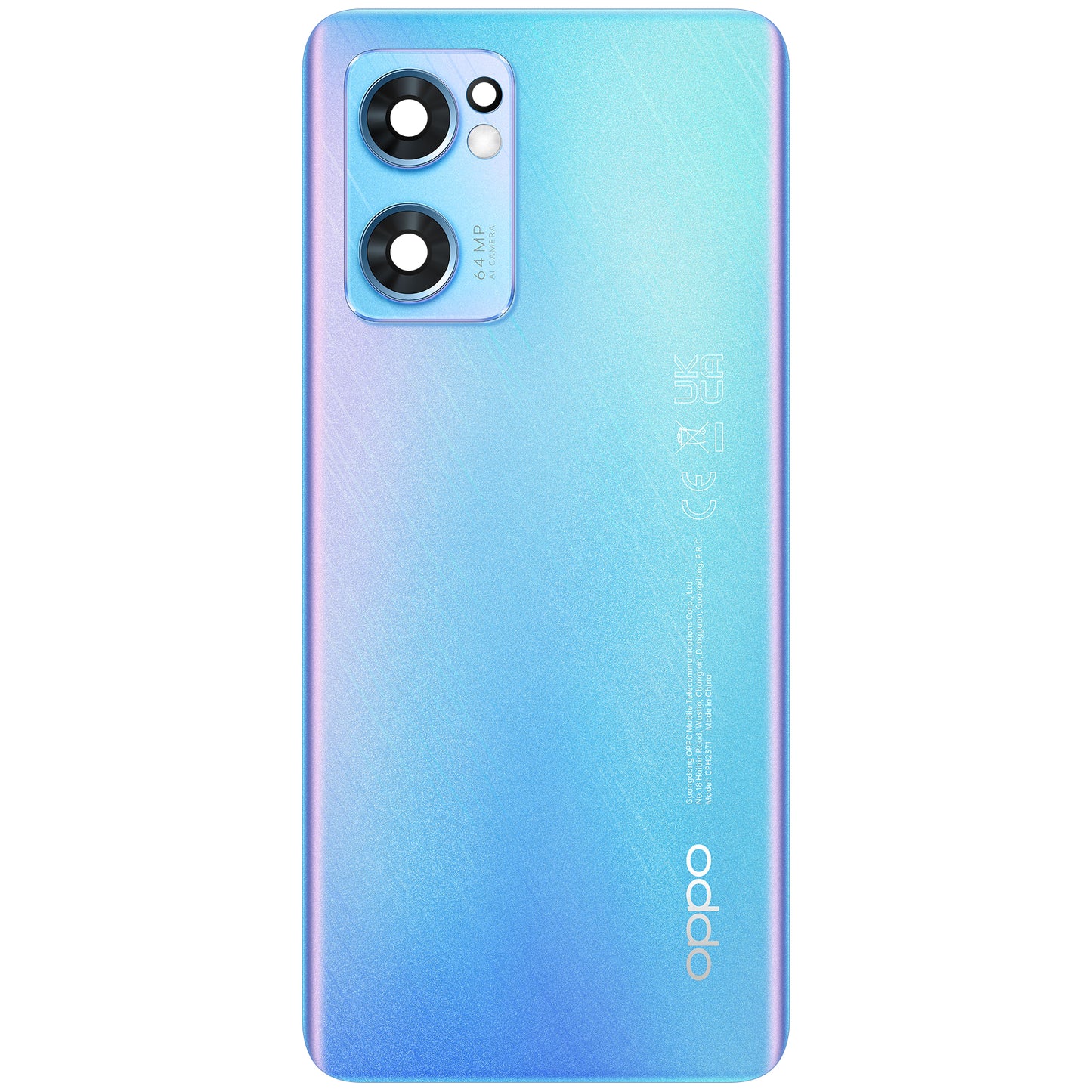 Kryt batérie Oppo Find X5 Lite / Reno7 5G, modrý (Startrails Blue), Swap