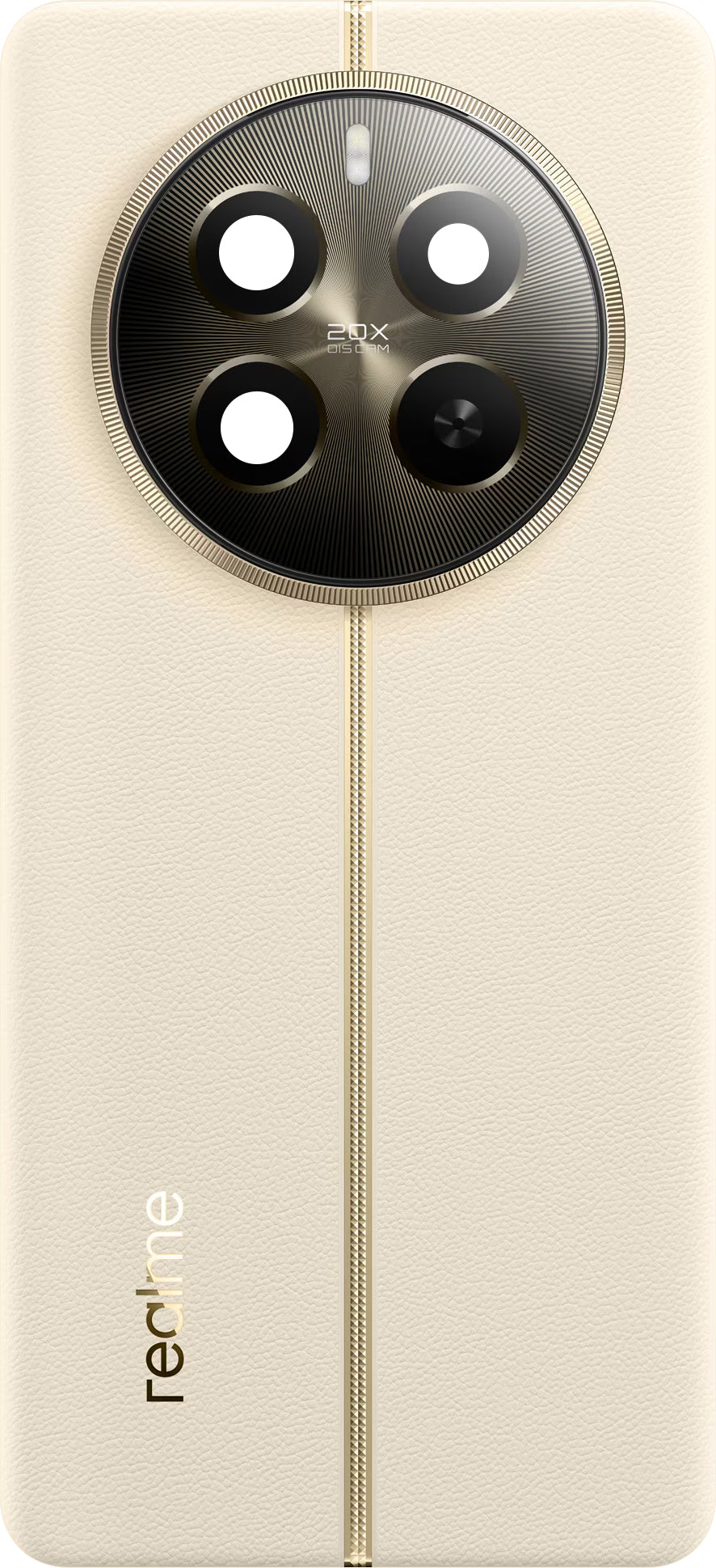 Kryt batérie Realme 12 Pro, Zlatý (Navigator Beige), Servisný balíček 621033000192