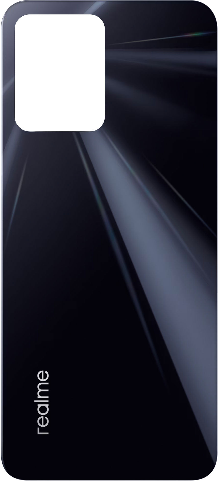 Kryt batérie Realme C35, Čierny (Glowing Black), Servisný balíček 4710671