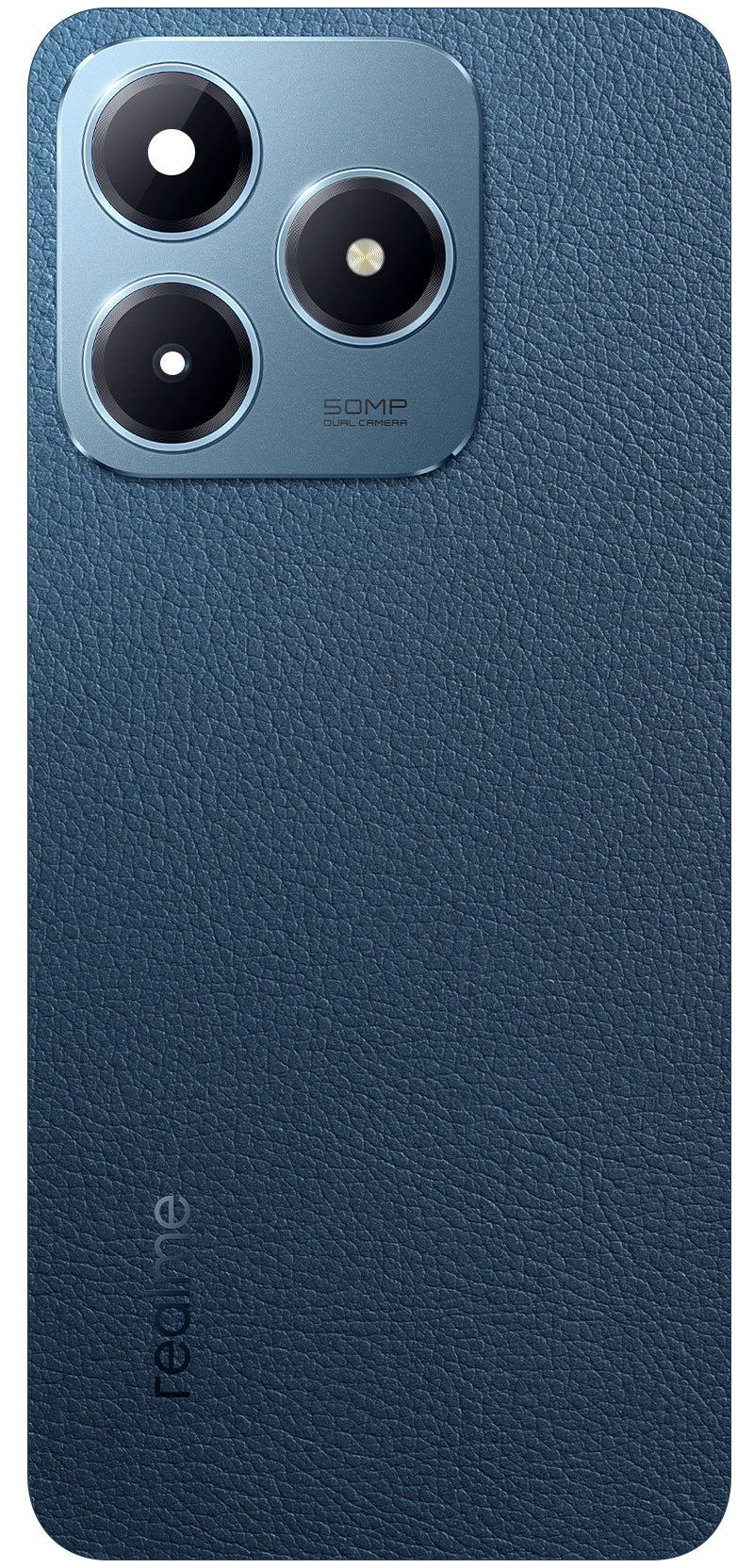 Kryt batérie Realme C63, Modrý (Leather Blue), Service Pack 621033000270