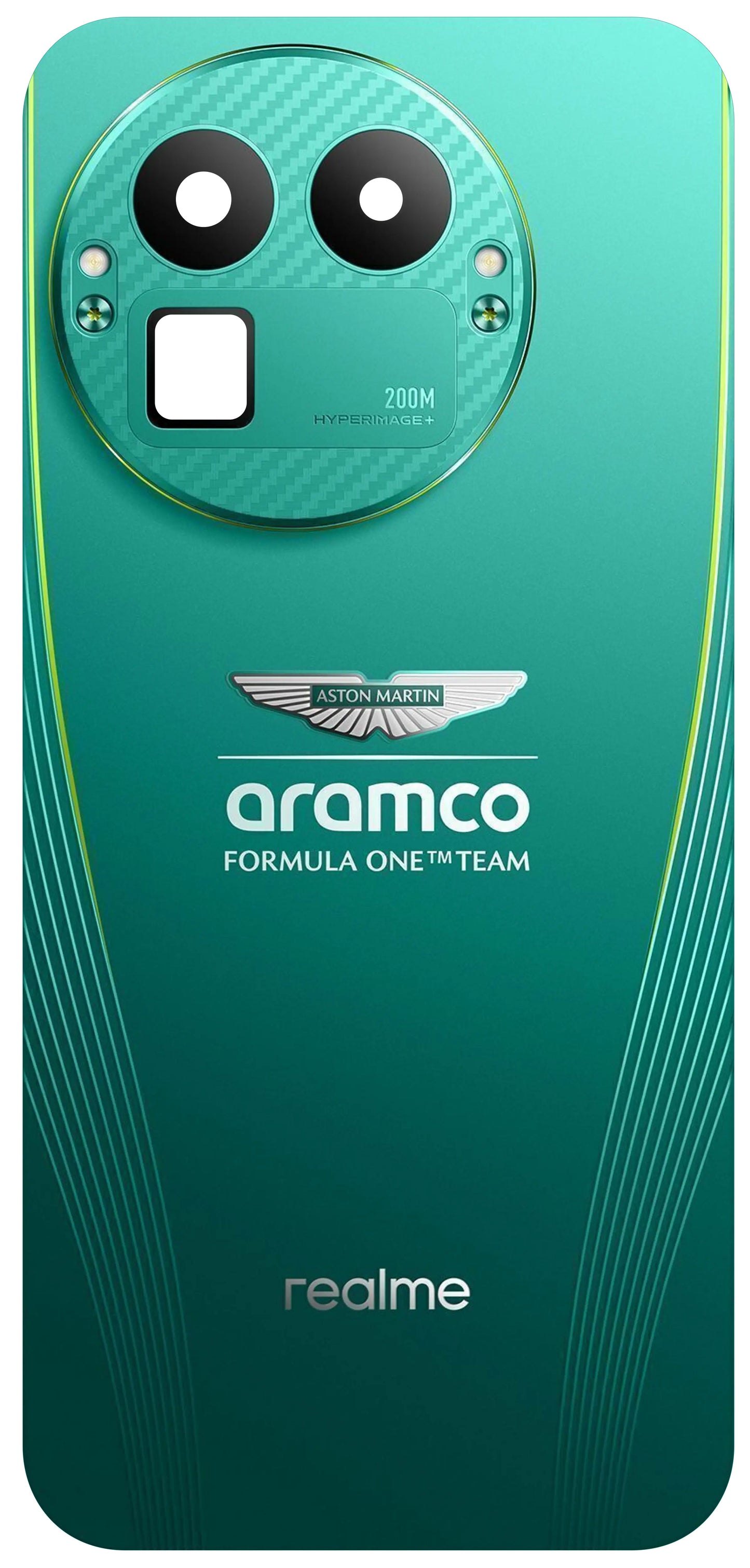 Kryt batérie Realme GT 8 Pro, Zelený (Aston Martin Green), Service Pack 621033000794
