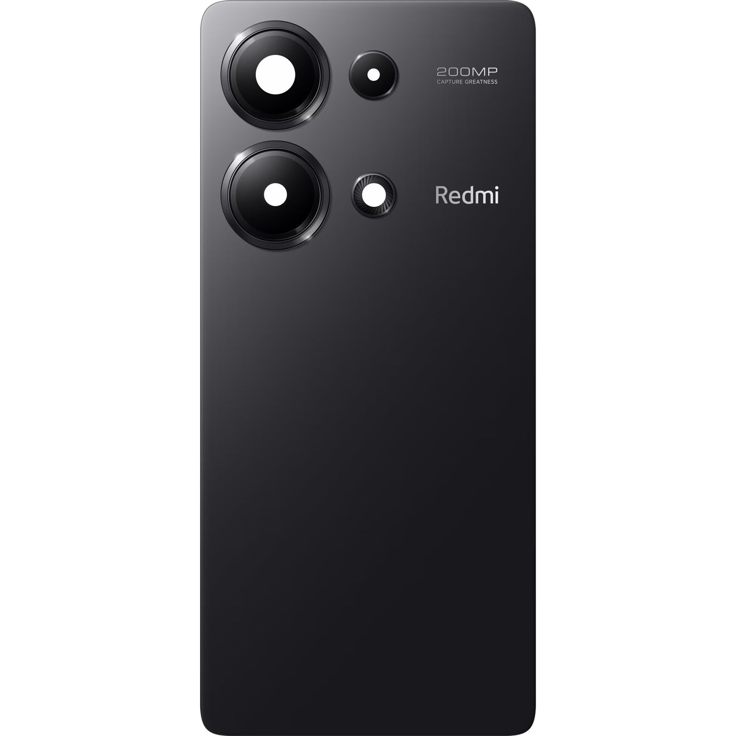 Kryt batérie Xiaomi Redmi Note 13 Pro 4G, čierny (Midnight Black), servisné balenie 56000700N600