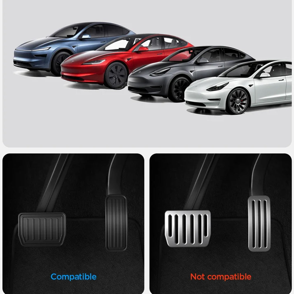 Kryty pedálov auta Spigen Line Design TO200P pre Tesla Y / 3 ACP11627