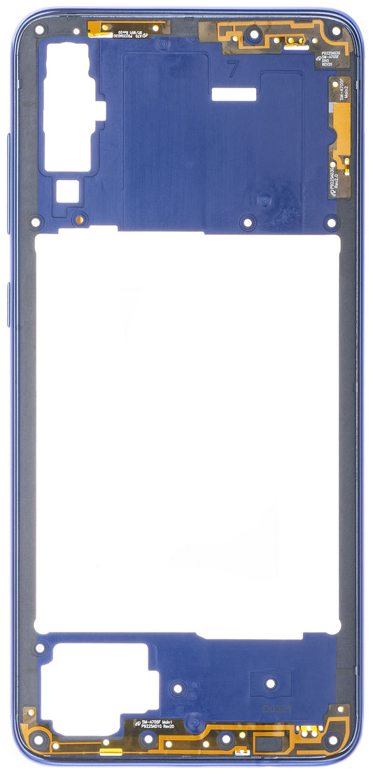 Samsung Galaxy A70 A705 Polovičné puzdro, modré