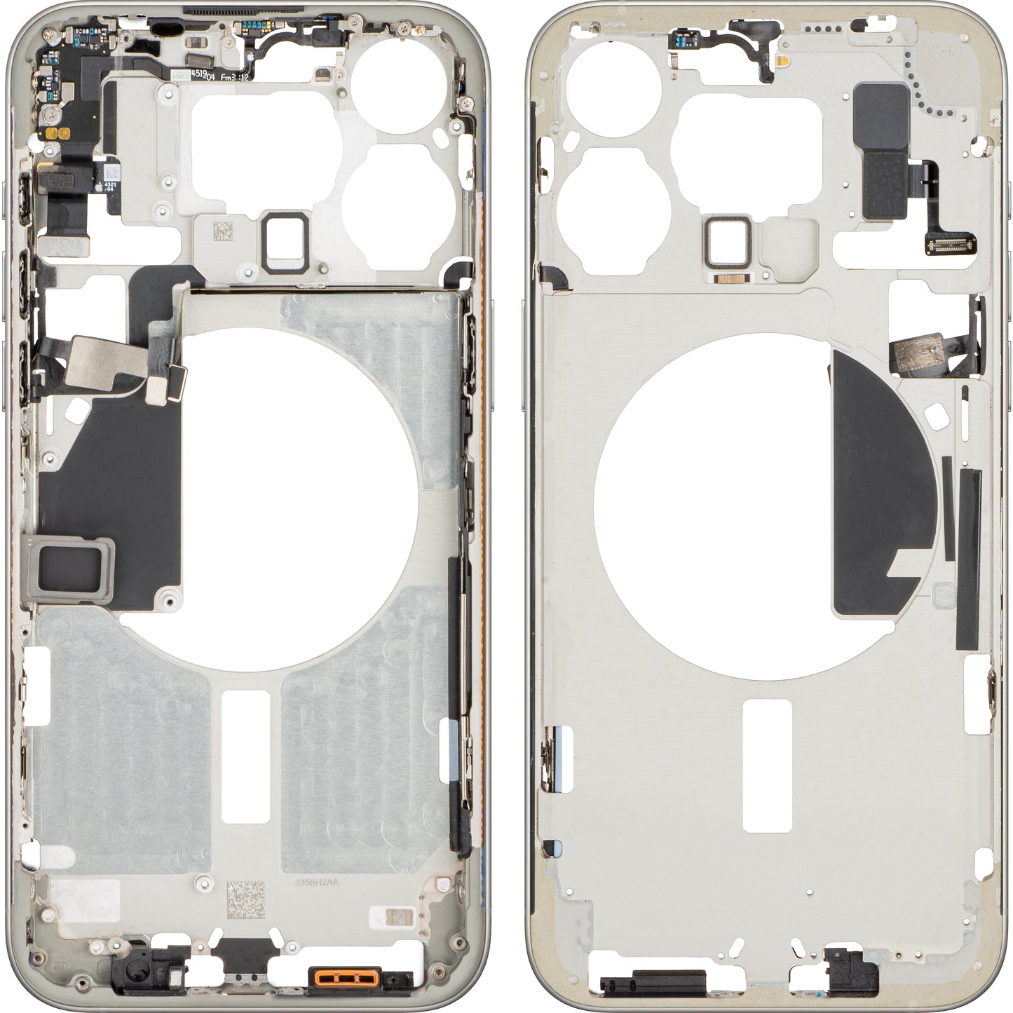 Polovičné puzdro na Apple iPhone 15 Pro Max, biele (biely titán), Swap