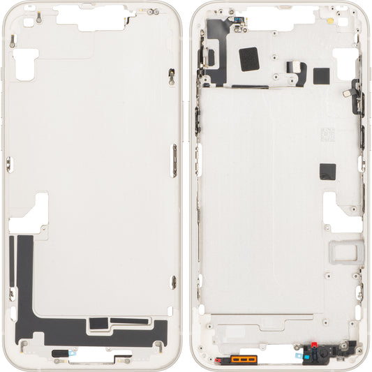 Polovičné puzdro na Apple iPhone 14 Plus, biele (Starlight), Swap