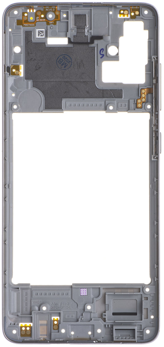 Samsung Galaxy A51 A515 Polovičné puzdro Samsung Galaxy A51 A515, strieborné