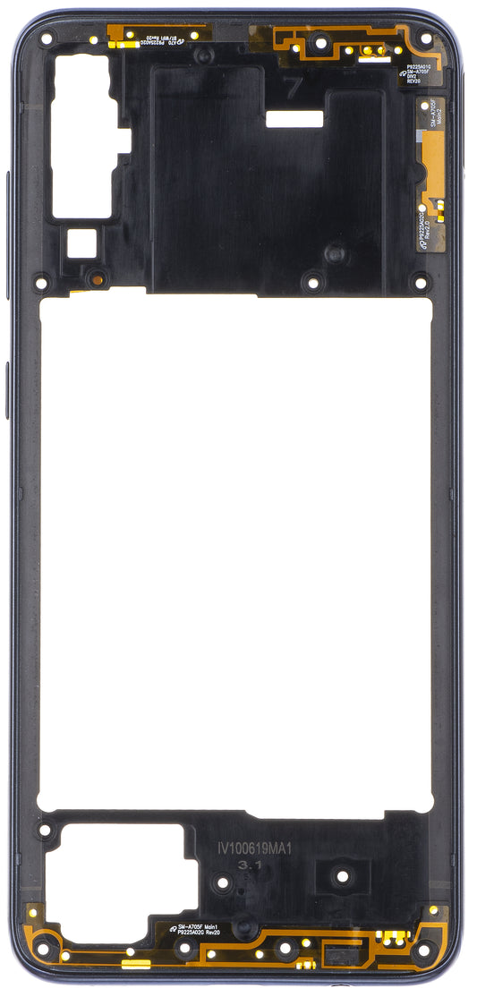 Samsung Galaxy A70 A705 Polovičné puzdro, čierne