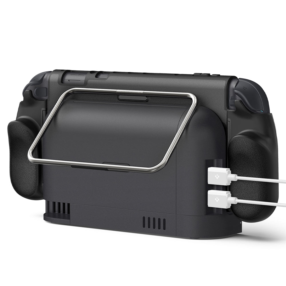 Ochranný kryt Spigen Dual Grip Pro pre konzolu Nintendo Switch 2, čierny ACS10196