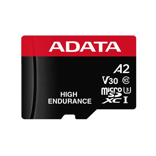 Pamäťová karta microSDXC Adata High Endurance, 64Gb, Trieda 10 / UHS-1 U3, S adaptérom AUSDX64GUI3V30SHA2-RA1
