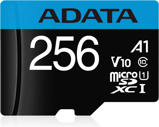 Pamäťová karta microSDXC Adata Premier, 256GB, Trieda 10 / UHS-1 U1, s adaptérom AUSDX256GUICL10A1-RA1