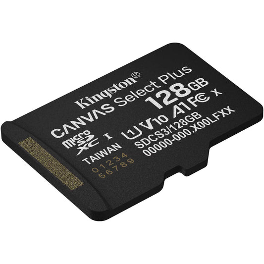 Pamäťová karta microSDXC Kingston Canvas Select Plus Android A1, 128Gb, Trieda 10 / UHS-1 U1 SDCS3/128GBSP