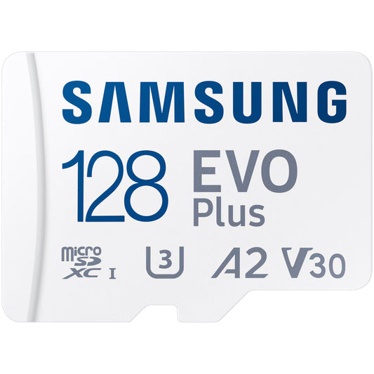 Pamäťová karta Samsung Evo Plus microSDXC, 128Gb, Class 10 / UHS-1 U3, s adaptérom MB-MC128SA/EU