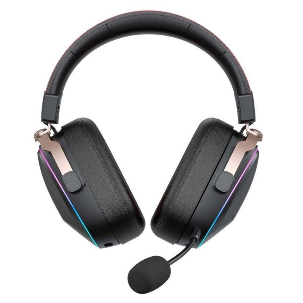 Bezdrôtové herné slúchadlá HAVIT H2039BG, RGB, BT / Wi-Fi / Káblové, Čierno-okrové