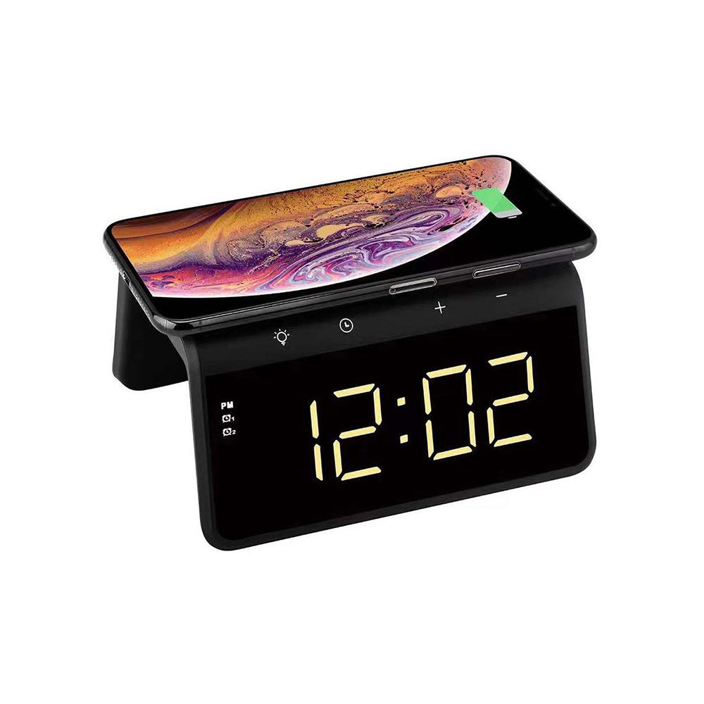 Digitálne hodinky HAVIT W320 s bezdrôtovým nabíjaním QI, Biela