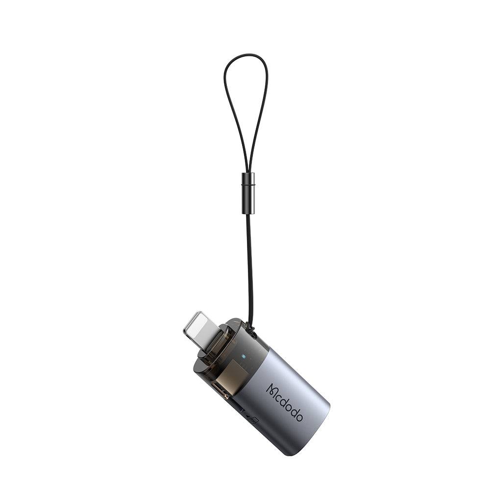 Čítačka kariet Lightning McDodo OT-7850, USB-A (OTG) - microSD, Čierna
