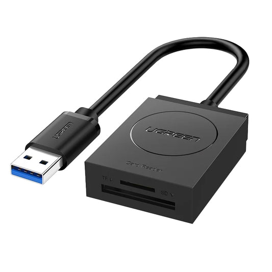 Čítačka kariet USB 3.0 UGREEN CR127, SD - microSD, čierna